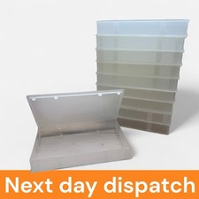 Empty Clear VHS Video Tape Cases Job Lot Storage Craft Upcycle Retro X10