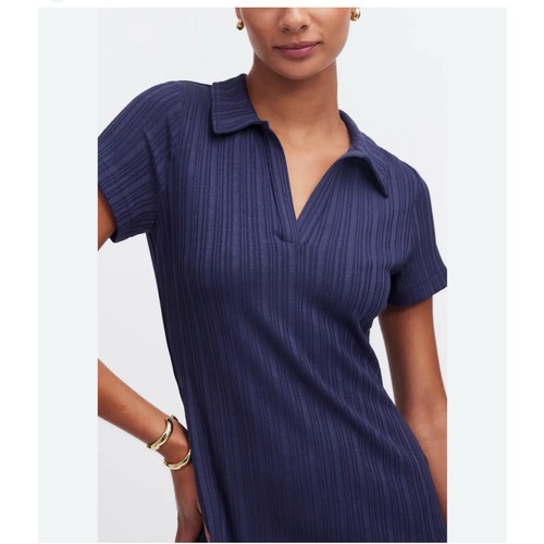 Madewell ribbed polo mini - ribbed,