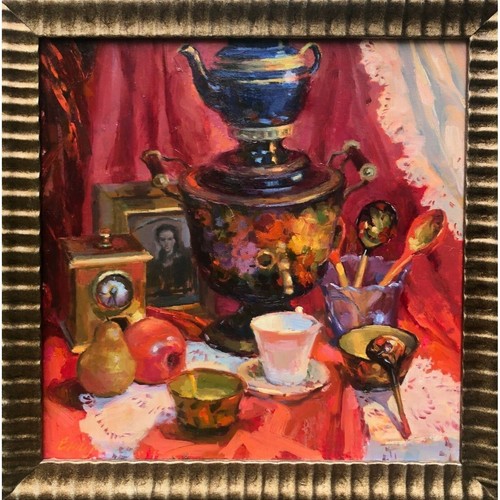 Russian tea art - tea, art,