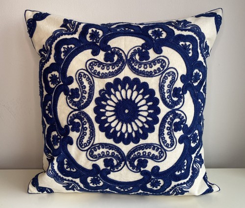 New embroidered cushion cover