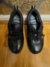 Clarks Palmer Mist Older Black Leather Childrens Pokémon Theme School Shoes...
