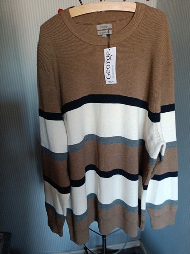 New camel stripe - , knitted