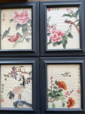 Vintage chinese birds - vintage,