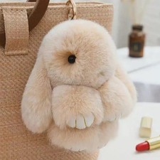 Fluffy Rabbit Fur Pom Pom