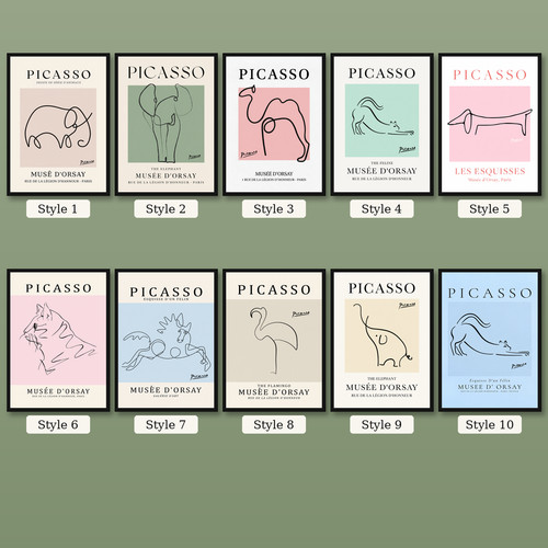 Pablo picasso animal line - pablo,