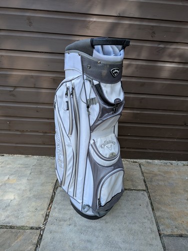 White grey callaway golf cart - white,