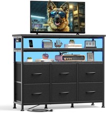 LED TV Stand with 6 Fabric