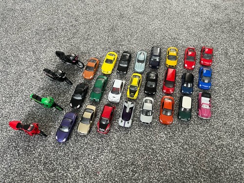 Toy car and motorbike bundle - toy,