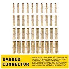 40x Brass Straight Fuel Line