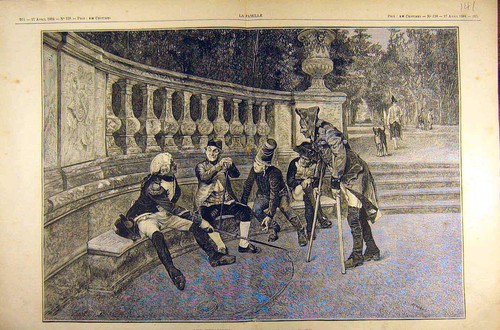 Original old antique - original, print