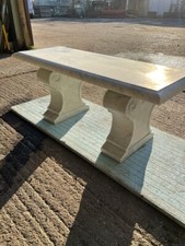 Carrara marble bench/table