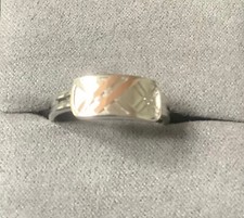 Clogau Tartan Slim ring size R