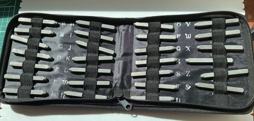 Black zipped case metal - zipped,