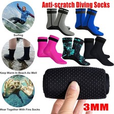 3mm Anti-scratch Diving Socks Neoprene Wetsuit Socks Warm Breathable Socks