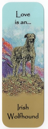 Irish wolfhound dog - wolfhound, bookmark