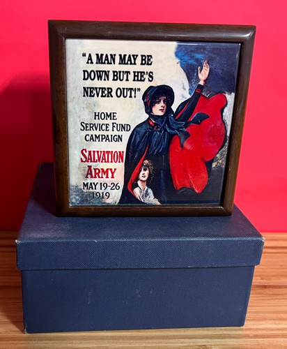 Salvation army wooden - salvation, box-