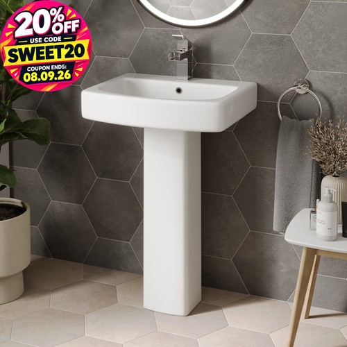 Modern bathroom square basin - modern,
