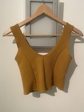 Brand New Argentine Tango Roxanne Vincelli’s Mustard Mermaid Set Dress Size S