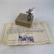 Vintage White Metal Morion