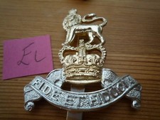 VINTAGE MILITARY ROYAL ARMY PAY CORPS CAP LAPEL BADGE SMITH & WRIGHT  SLIDER  El