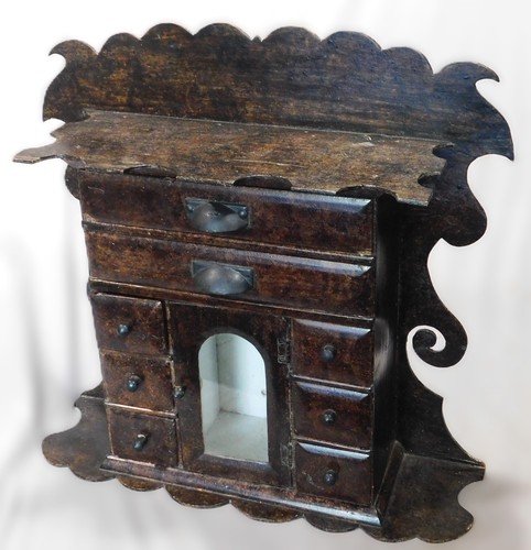 Antique folk art grain painted - art,