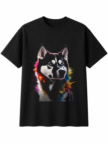 Siberian husky fantasy art dog - husky,