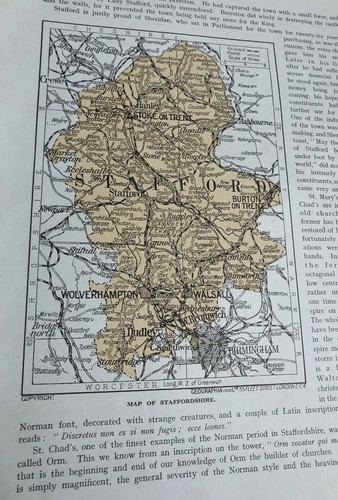 1923 map staffordshire - 1923:, of