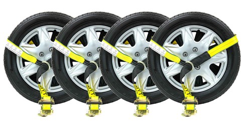 4pk x10 ratchet strap wheel - 2"x10',