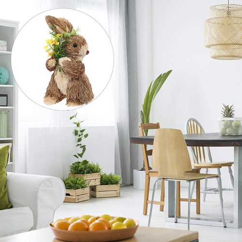 Safe woven rabbit - safe, figurine