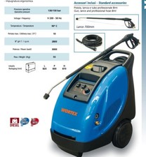 Diesel Pressure Washer Wortex Steam 10/130 Hot Water 90°C 3000W 2800 rpm