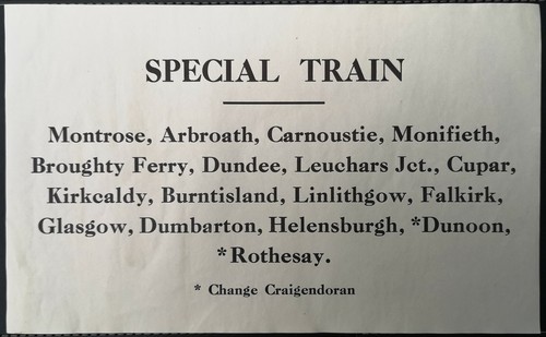 Lner montrose monifieth cupar - montrose,