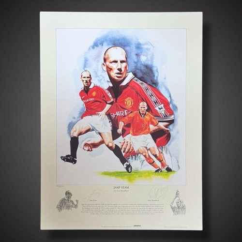 Jaap stam signed - signed, manchester