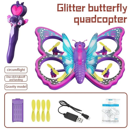 Glitter butterfly remote - glitter,