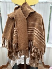 Peruvian Llama Wool Poncho