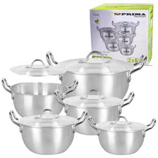 10 PIECE HEAVY ALUMINIUM