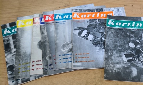 1973 karting magazines go - karting,