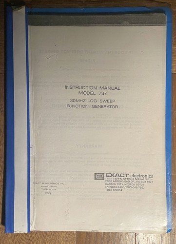 Exact 737 mhz log - exact,