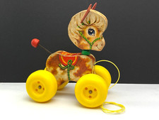 Vintage Fisher Price 1965 PRANCY PONY Collector Pull along Toy No.617 Clean& VGC