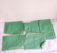 Vintage Primitive Handmade Green Handwoven Bags Decorative Set of 5 Pcs CL154