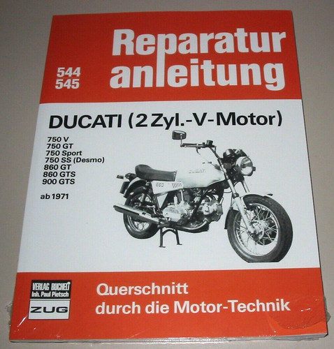 Repair manual ducati - 750, gt