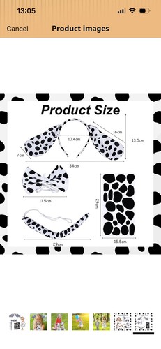 Piece kids dalmation - dalmation, costume