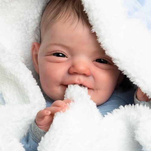 Smiling reborn baby dolls - baby, 20"