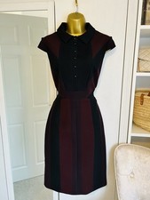 Karen Millen Burgundy Black