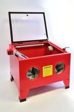 Heavy-Duty Sand Blaster Cabinet for Metal & Aluminium – 80–120 psi, Clear View