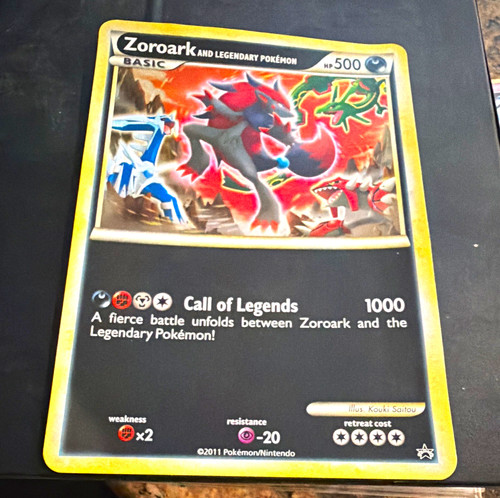 Zoroark and legendary pokemon - and,