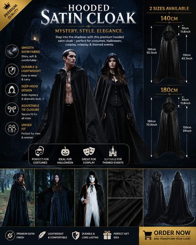 Halloween cloak soft unisex - cloak,
