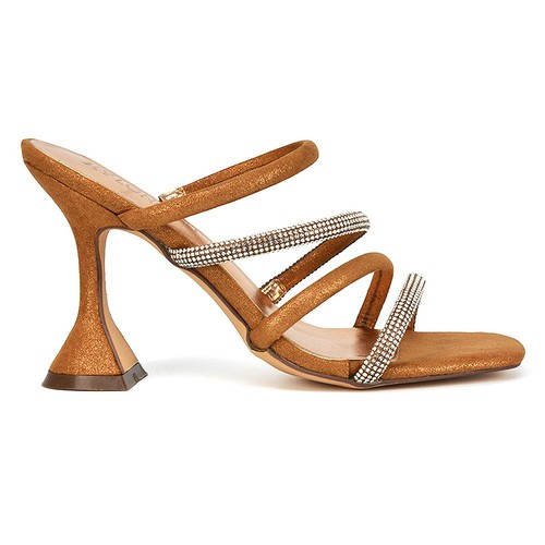 Womens flared heel strappy - womens,