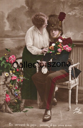Ww1 french postcard - ww1,