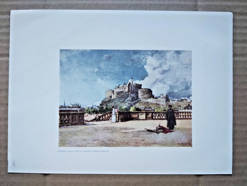 Edinburgh castle antique - edinburgh,