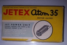 Jetex Atom 35 Vintage Motor Outfit Jet Power Unit For Aircraft And Cars